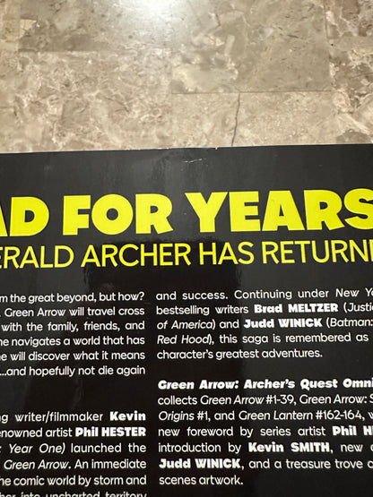 Green Arrow Omnibus #1: Archer's Quest (DC 2025) - Very High Grade