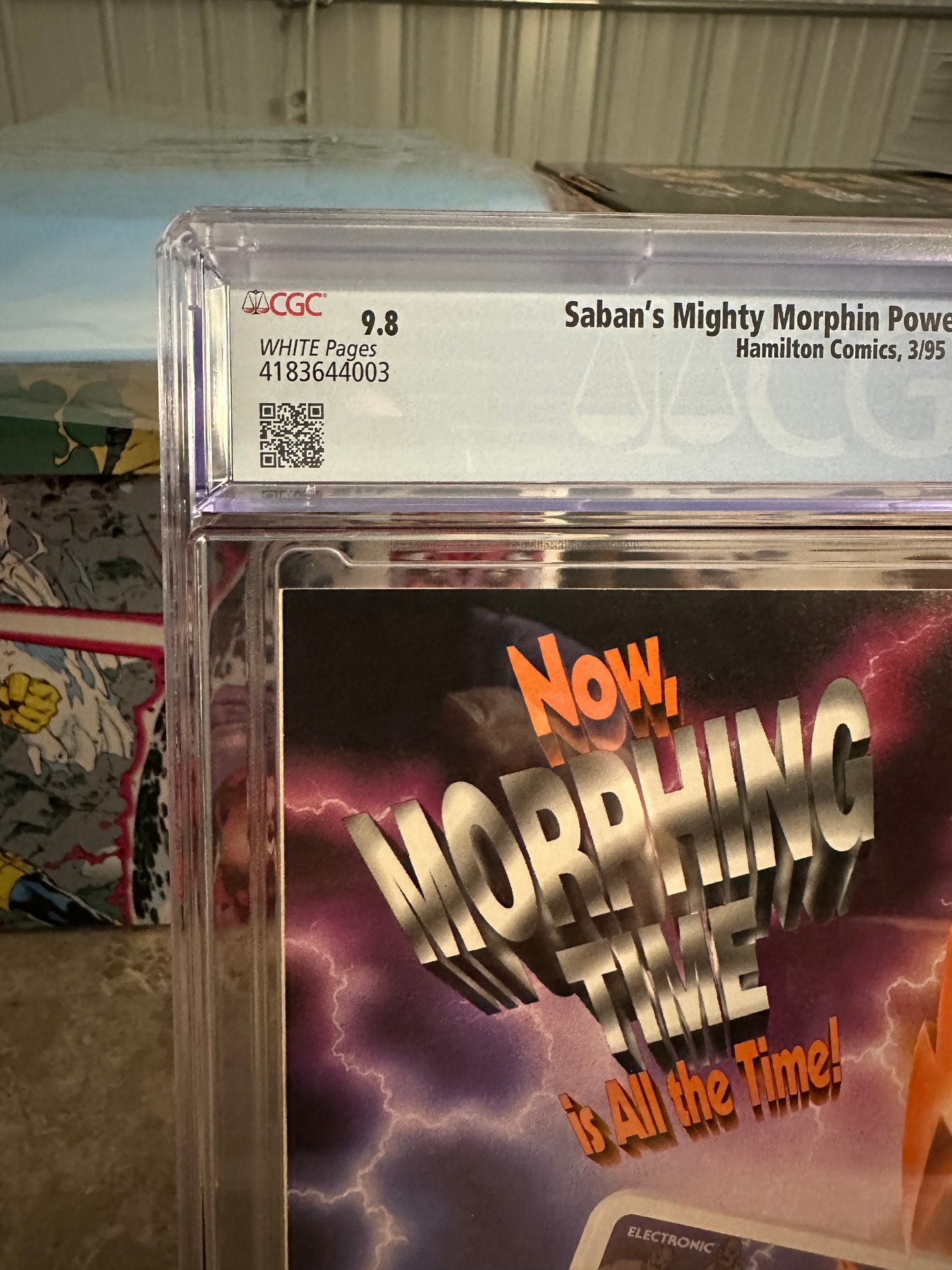 Saban's Mighty Morphin Power Rangers #4 CGC 9.8 WP (1995 Hamilton Comics)