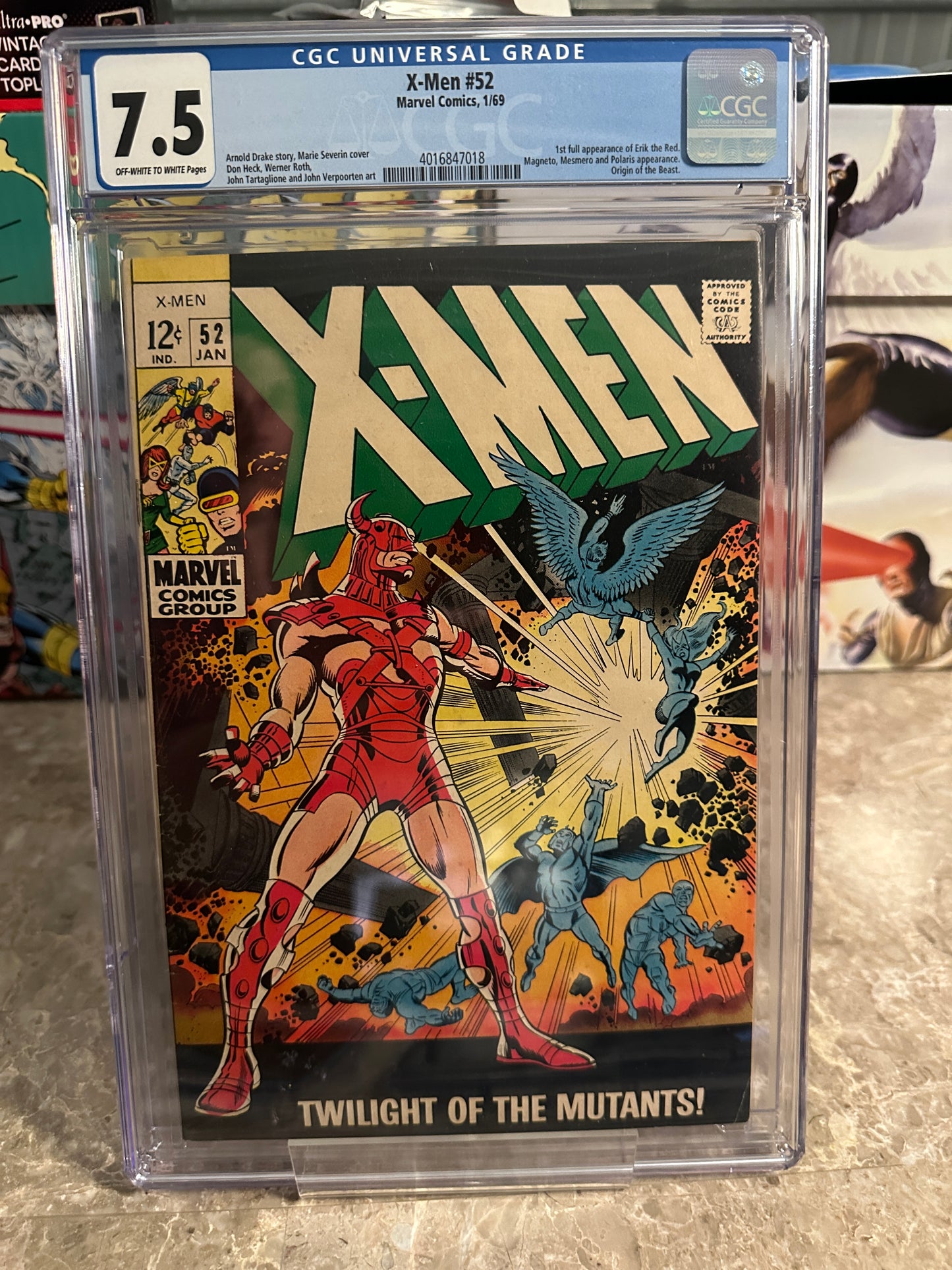 X-Men #52 CGC 7.5 (Marvel 1969)
