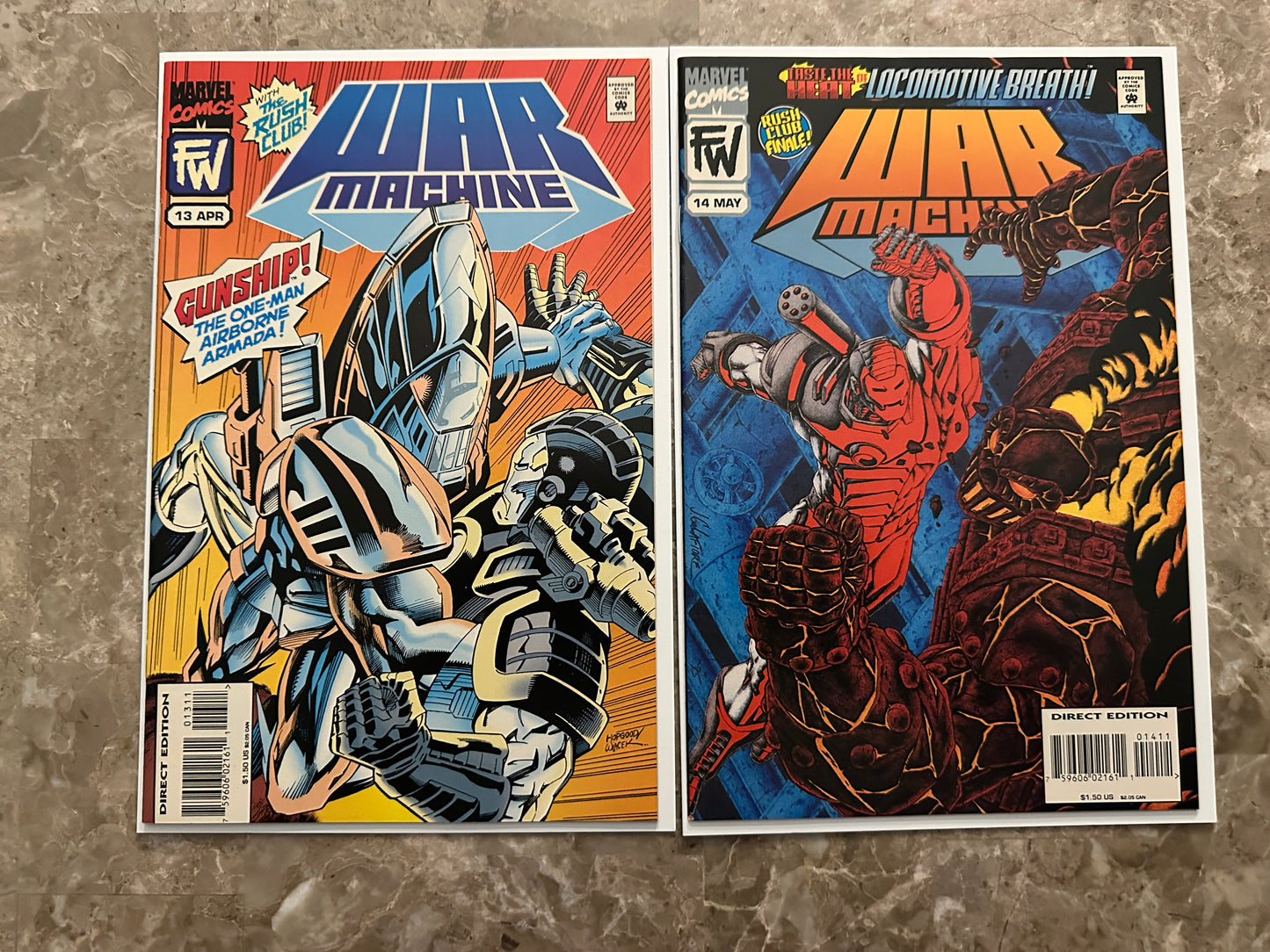 War Machine #1-14 Near Complete Run of 12 High Grade (1994 Marvel) - Black/White #1