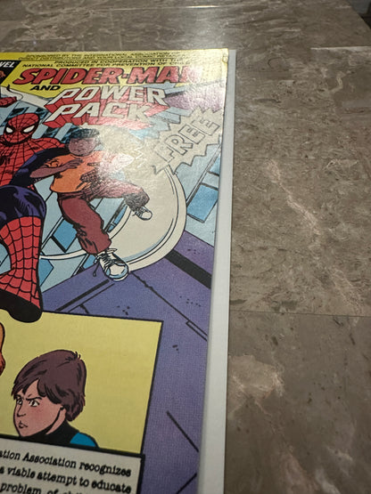 Spider-Man and Power Pack VF 8.0 1st Print (Marvel 1984) - Pressable NM?