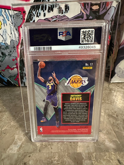 Anthony Davis #17 PSA 9 Mint (2019 Panini Mosaic) - Jam Masters Mosaic