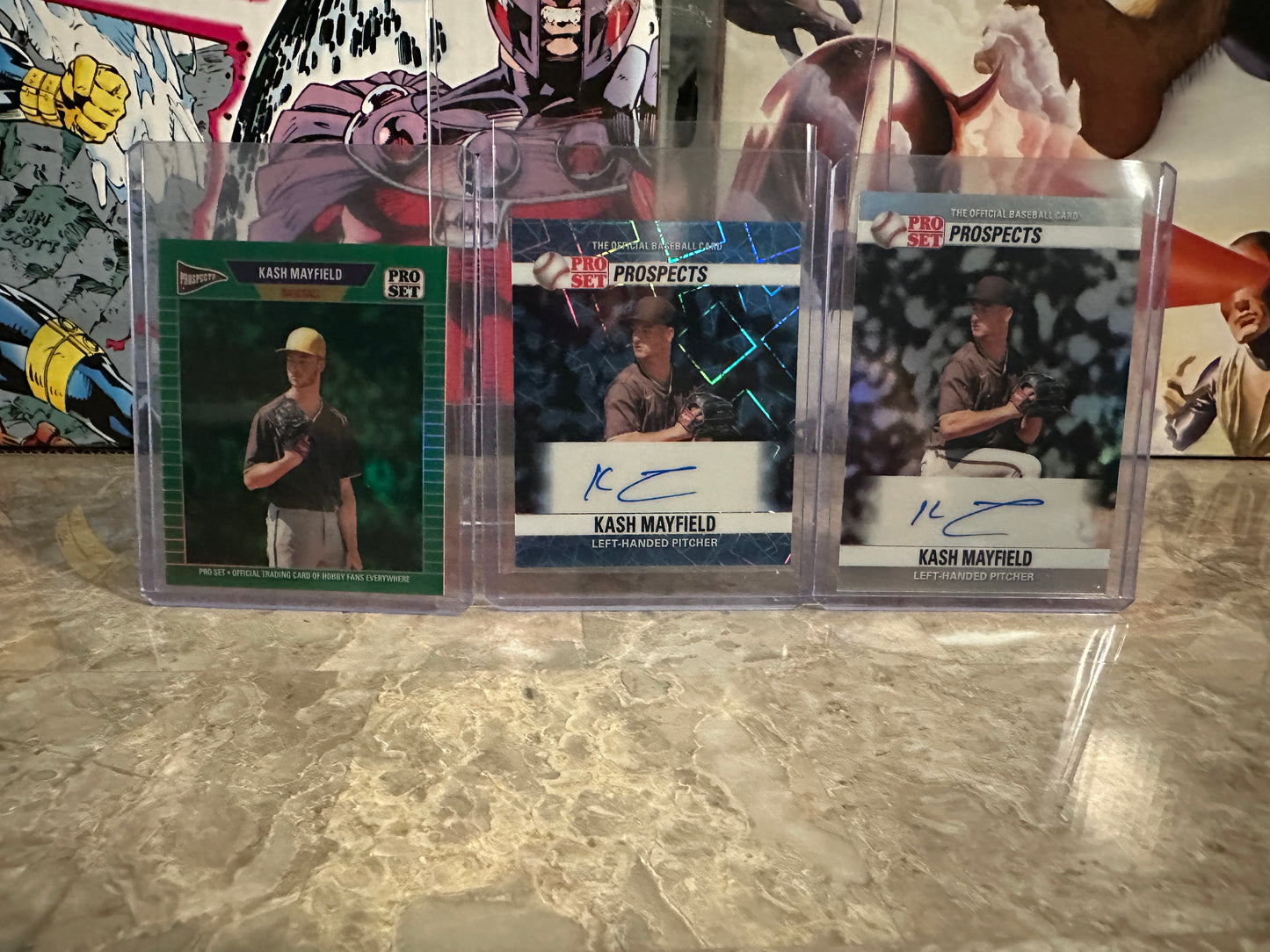 Kash Mayfield 2026 Leaf Pro Set 1/1 Platinum Lazer Mini AUTO Green /3 & /20 LOT