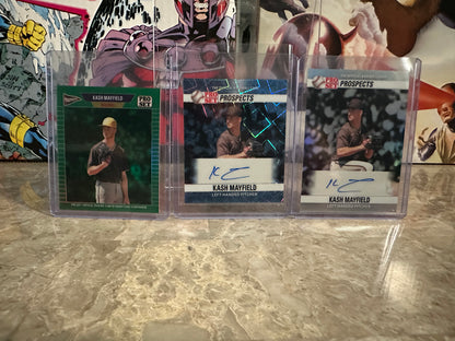 Kash Mayfield 2026 Leaf Pro Set 1/1 Platinum Lazer Mini AUTO Green /3 & /20 LOT