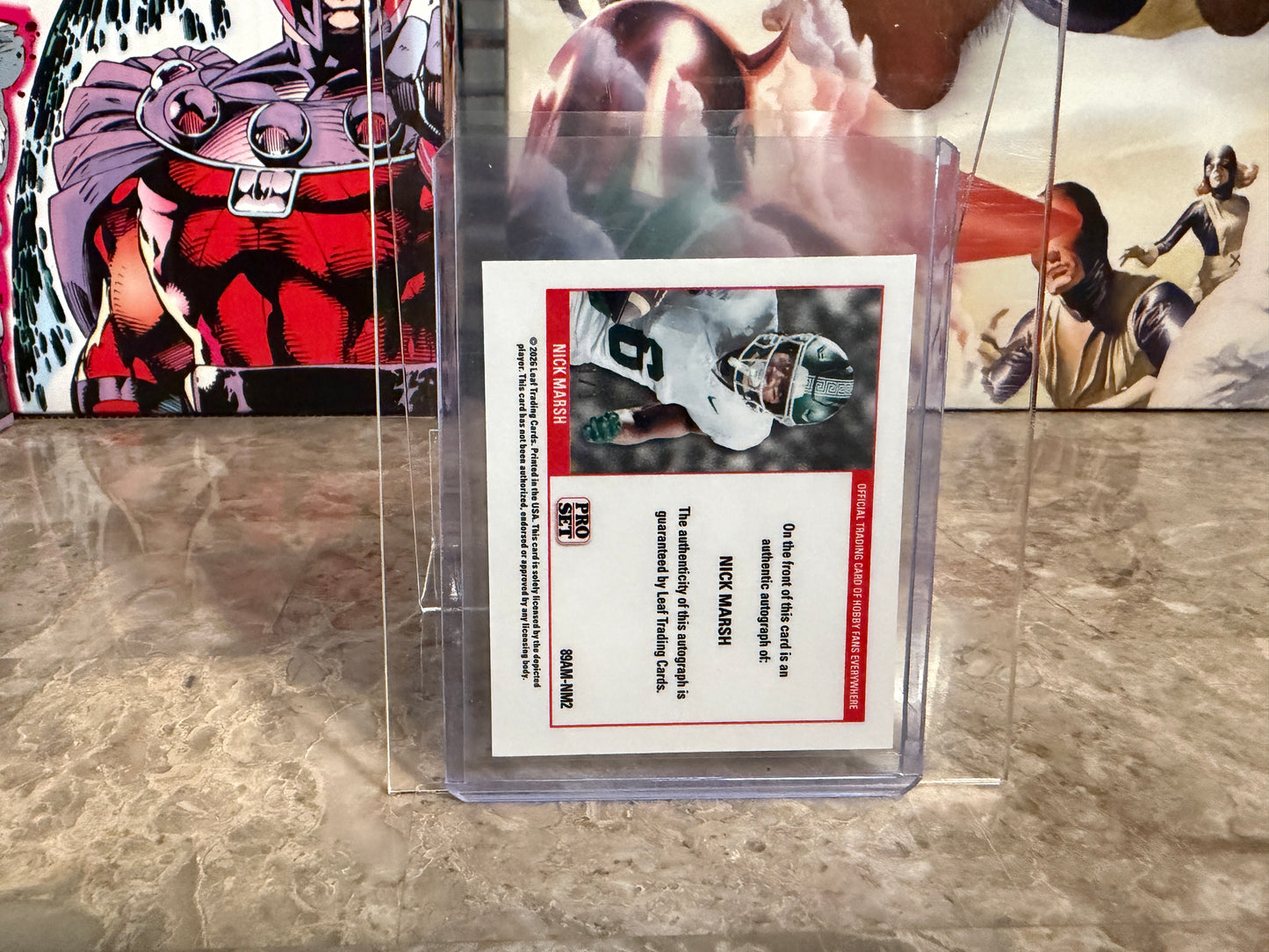 Nick Marsh 2026 Leaf Pro Set Metal 1989 Mini Auto Green 1/1 Color Match