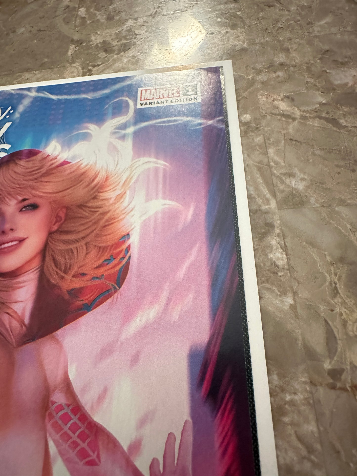 Spider-Gwen Shadow Clones #1 MegaCon Ariel Diaz Variant w/ COA VF (2023 Marvel)