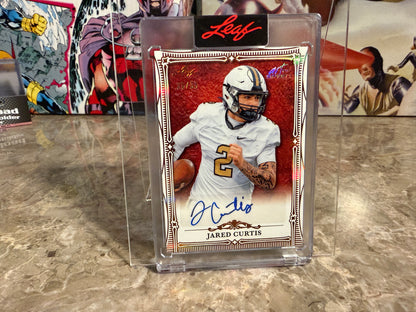 2026 Leaf Art of Sport Jared Curtis Base Auto Bronze 35/35 Bookend