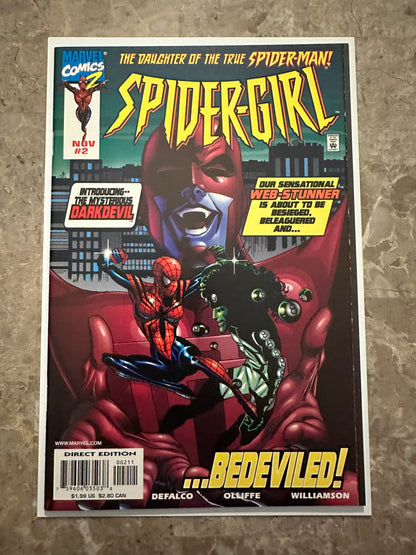 Spider-girl #1-2 NM- 9.2-9.4 High Grade (Marvel Comics 1998)