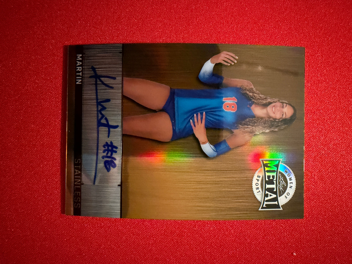 Kennedy Martin 2026 Leaf Women of Sport Stainless Auto Gold Prismatic 1/1