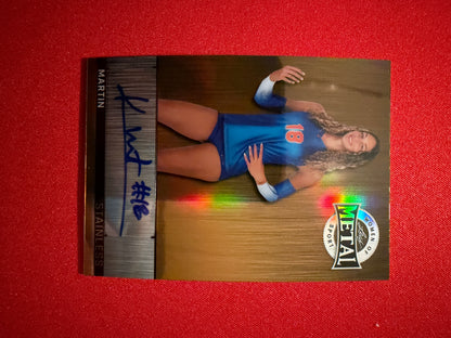 Kennedy Martin 2026 Leaf Women of Sport Stainless Auto Gold Prismatic 1/1