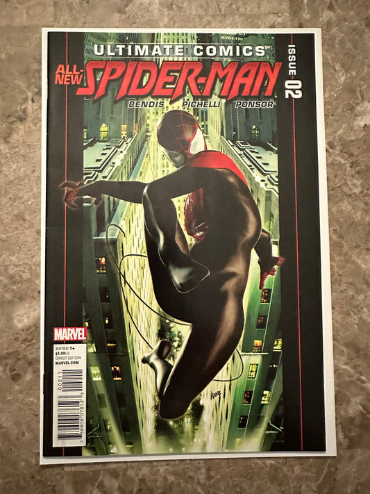 Ultimate Comics Spider-Man #2 VF+ 8.5 (2011 Marvel) - 3rd Miles Morales