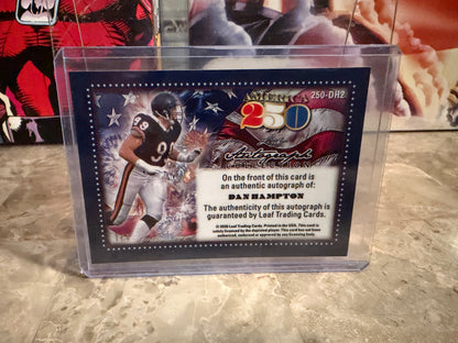 Dan Hampton 2026 Leaf Autograph Collection America 250 Auto Red Lava 1/1