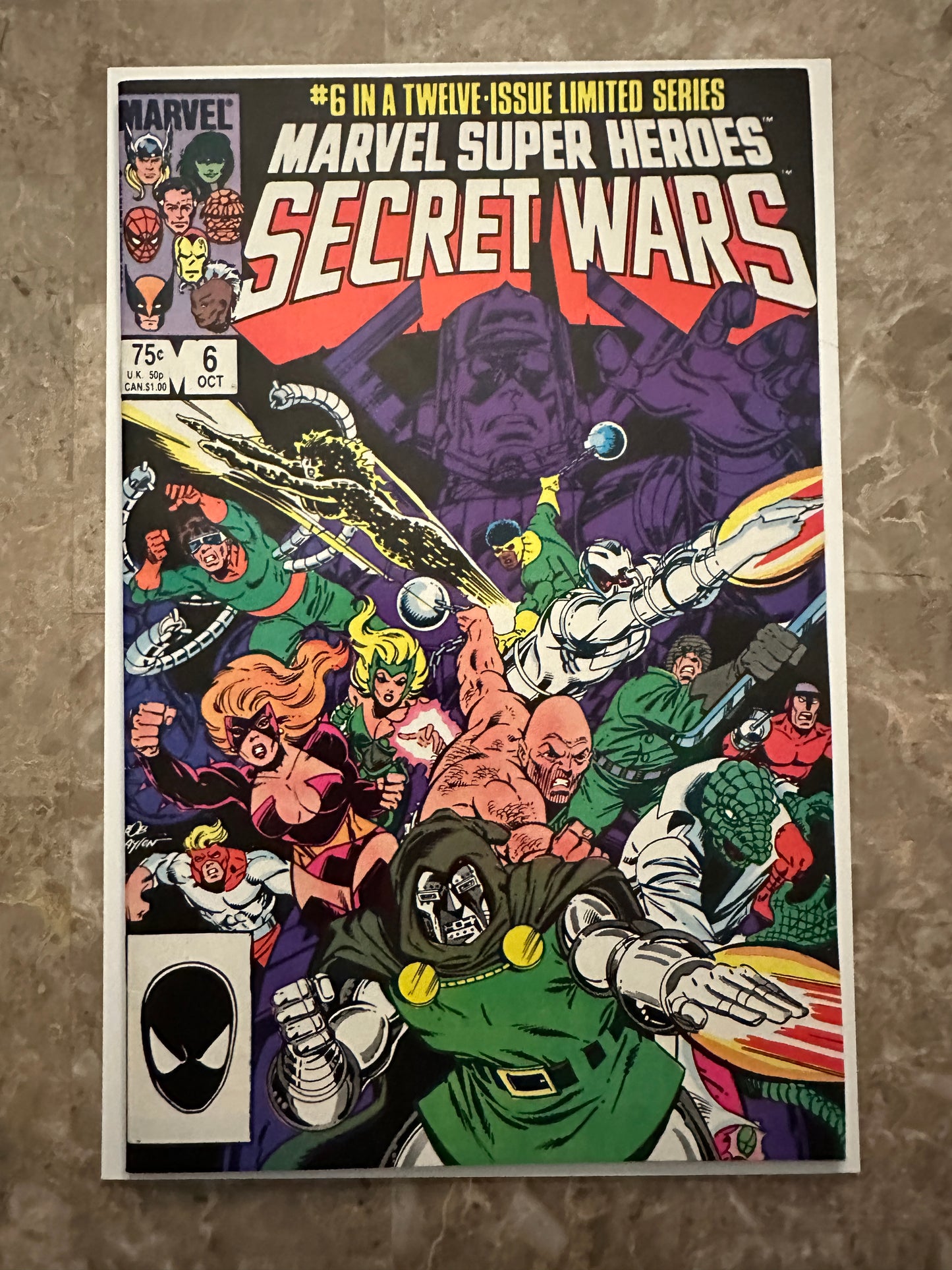 Marvel Super Heroes: Secret Wars #6 VF- 7.5 (Marvel Comics 1984)