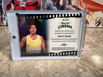 Chevy Chase 2026 Leaf Ultimate Sports Sports Cinema Auto Purple 7/7 Bookend