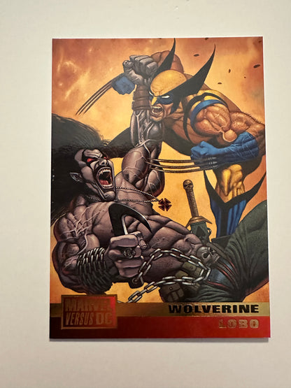 Wolverine/Lobo #55 (1995 Fleer DC vs. Marvel) - High grade