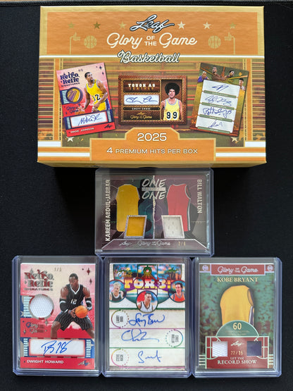 Leaf Glory of the Game Basketball Hobby Box (2025)