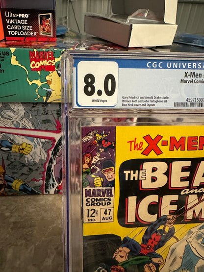 X-Men #47 CGC 8.0 (Marvel 1968)