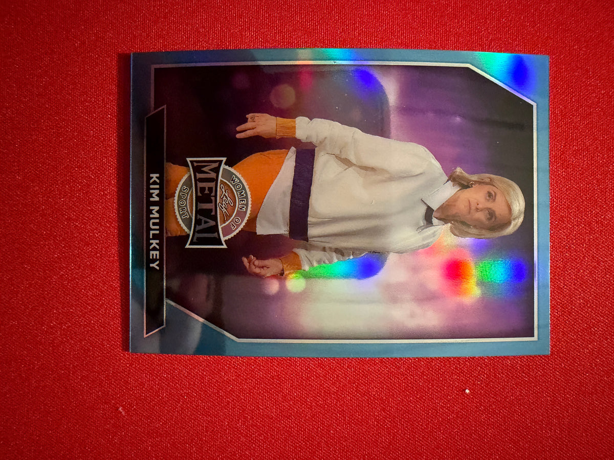 Kim Mulkey 2026 Leaf Women of Sport Base Platinum Prismatic /8 #71