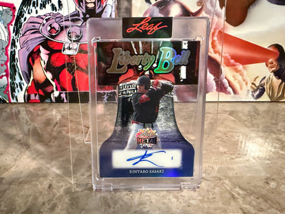 Rintaro Sasaki 2026 Leaf Metal Independence Day Liberty Bell Auto RWB /4