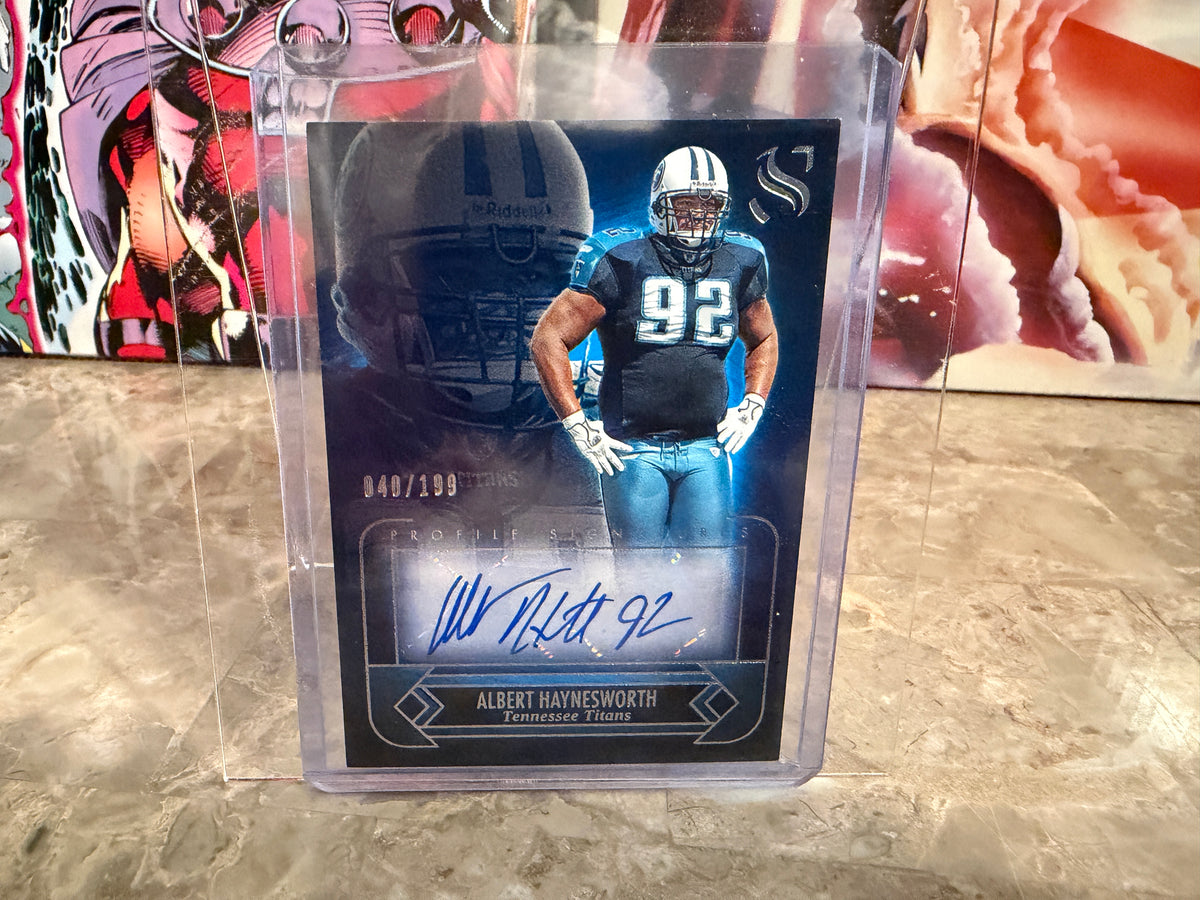 Albert Haynesworth 2025 Panini Silhouette Football Profile Signatures /199