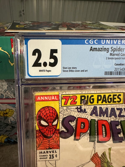 Amazing Spider-Man Annual #1 CGC 2.5 Canadian Edition (1967 Marvel)