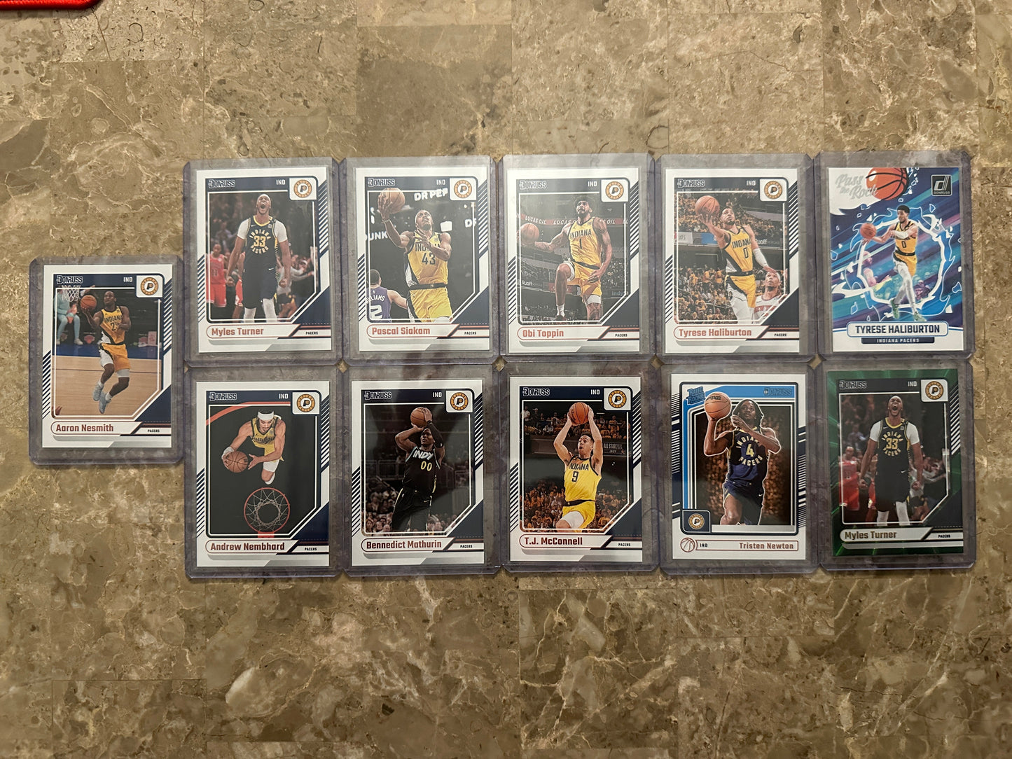 2024 Panini Donruss Basketball Indiana Pacers Team Set (11 cards)