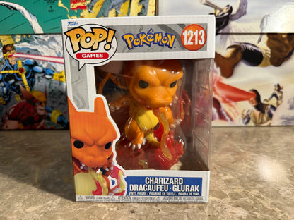 Funko Pop! Games Pokémon Charizard #1213 Vinyl Figure (Metallic / Pearlescent)
