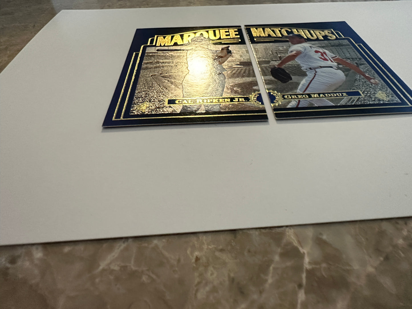 Cal Ripken Jr. #MM9/Greg Maddux #MM10 (1996 Upper Deck SP Marquee Matchups)