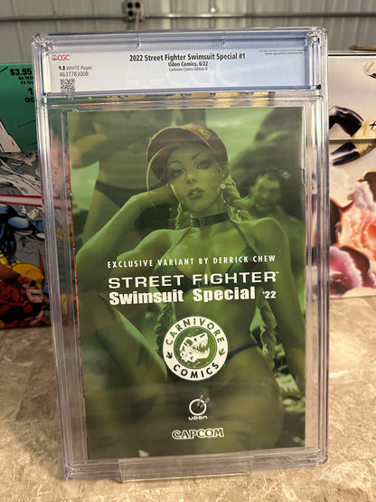 2022 Street Fighter Swimsuit Special CGC 9.8 Carnivore Comics D (Udon) -New Case