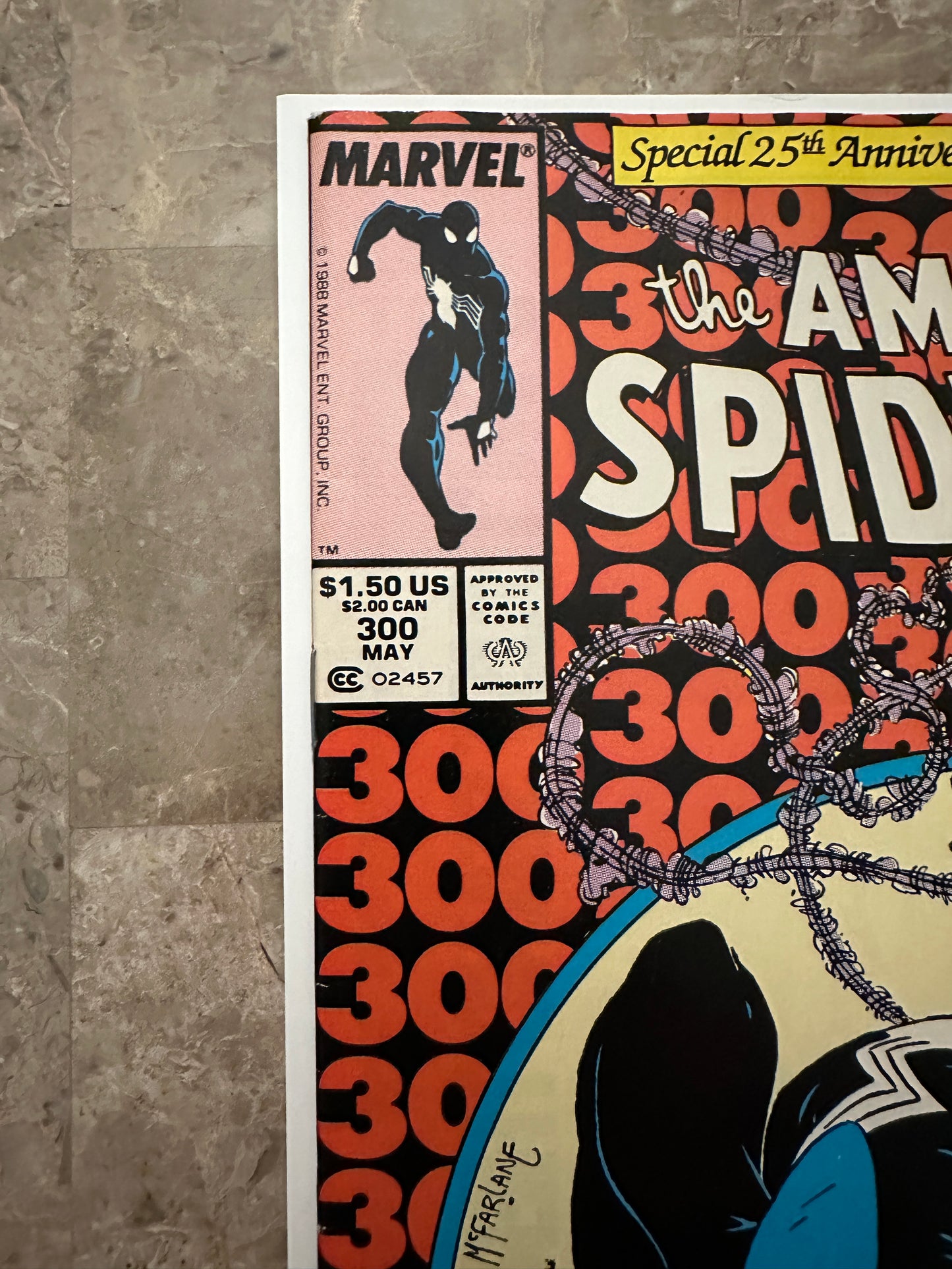 Amazing Spider-Man #300 Newsstand FN+ 6.5 (Marvel Comics 1988) - 1st Venom
