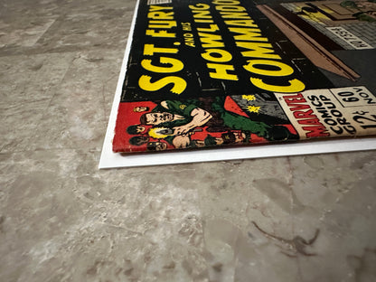 Sgt Fury #60 FN- 5.5 (Marvel Comics 1968) - Higher Grade with tanning