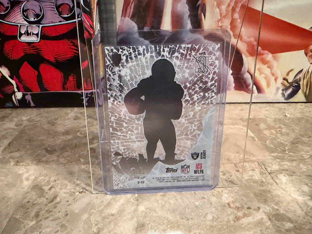 Ashton Jeanty 2025 Topps Signature Class Football Shattered Clear RC #S-17