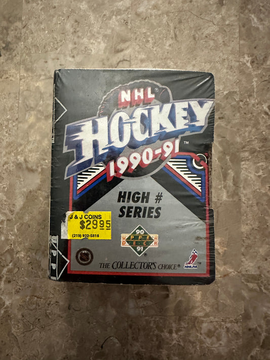 1990-1991 Upper Deck Hockey High Number Series Box - Sealed