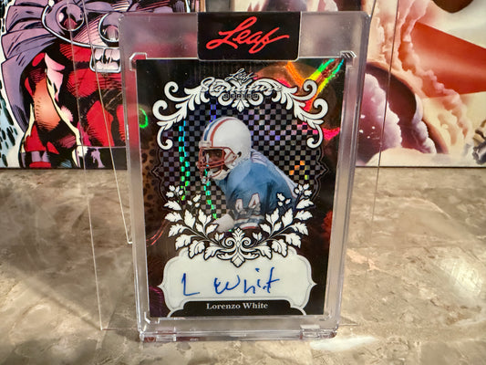 Lorenzo White 2026 Leaf Signature Series Base Auto White 1/1