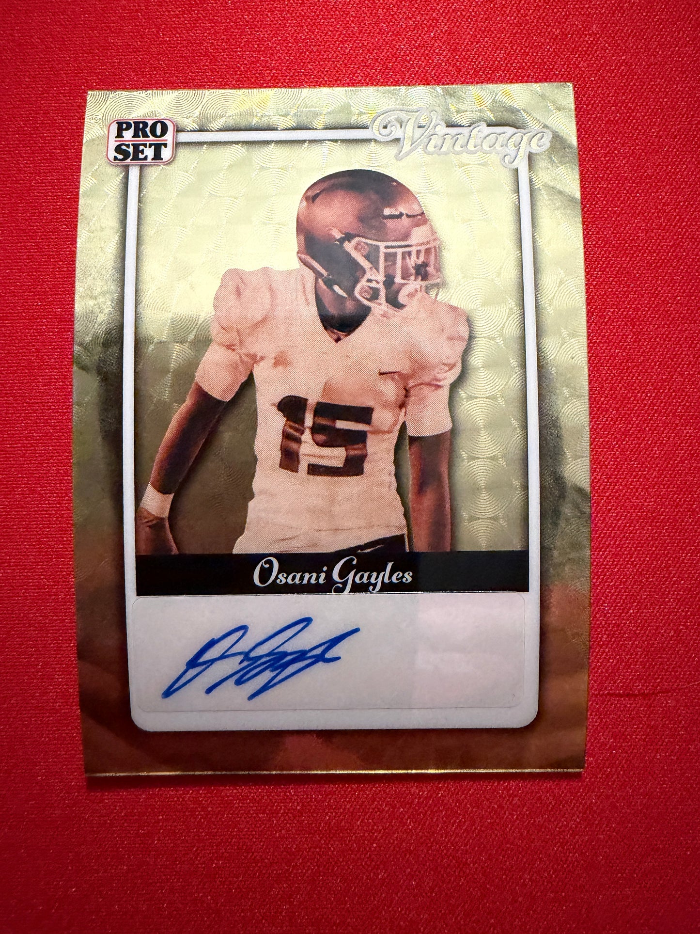 2026 Leaf Pro Set Metal Osani Gayles Vintage Auto Super Gold 1/1