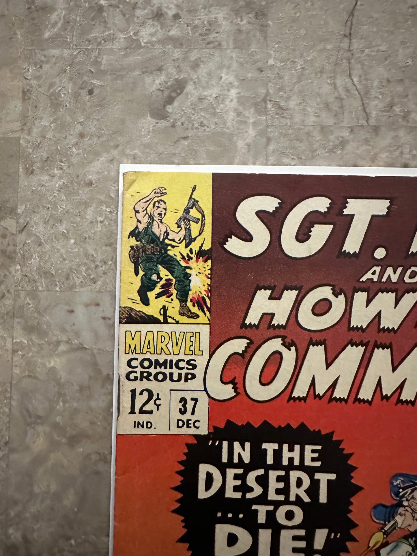 Sgt Fury #37 FN+ 6.5 (Marvel Comics 1966) - Glossy, nice copy