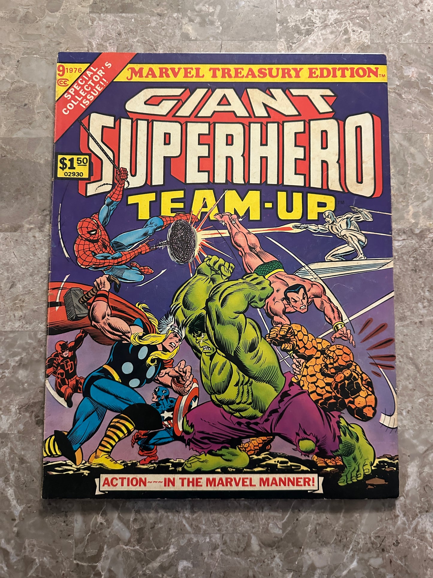 Marvel Treasury Edition #9 FN- 5.5 (1976 Marvel) - Nice copy