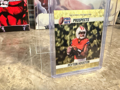 Peyton Houston 2026 Leaf Pro Set Metal 1990 Mini Super Gold Prismatic 1/1