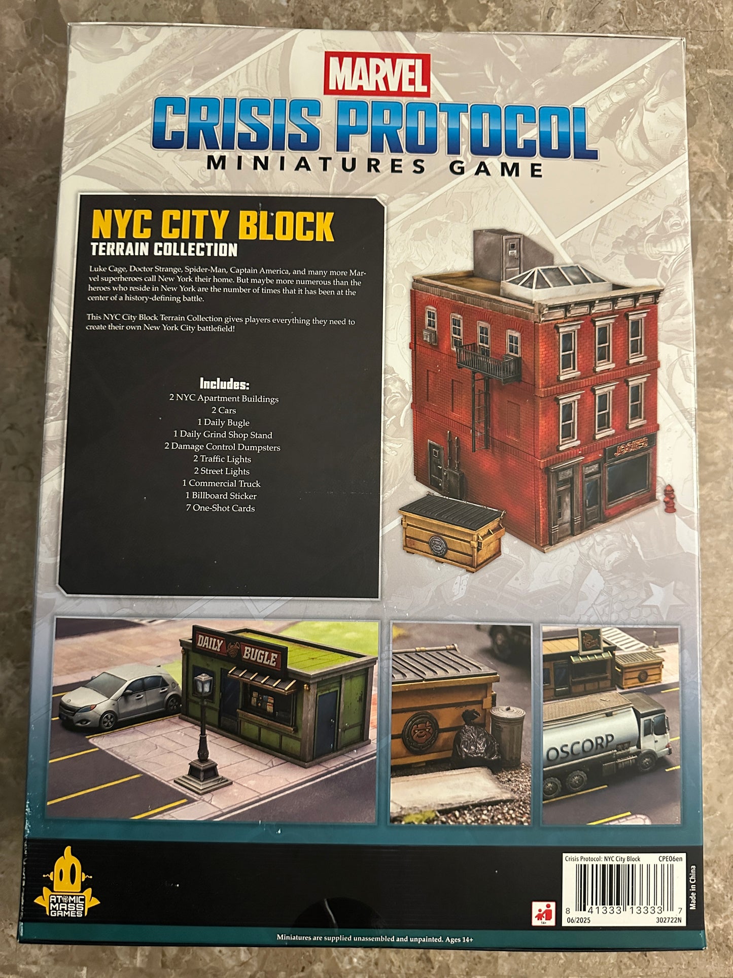 Marvel Crisis Protocol: NYC City Block Terrain Collection