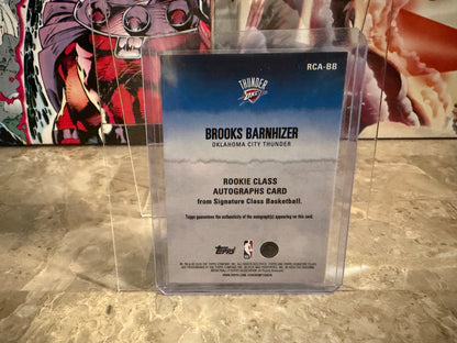 2025-26 Topps Signature Class Brooks Barnhizer Rookie RC Auto #RCA-BB