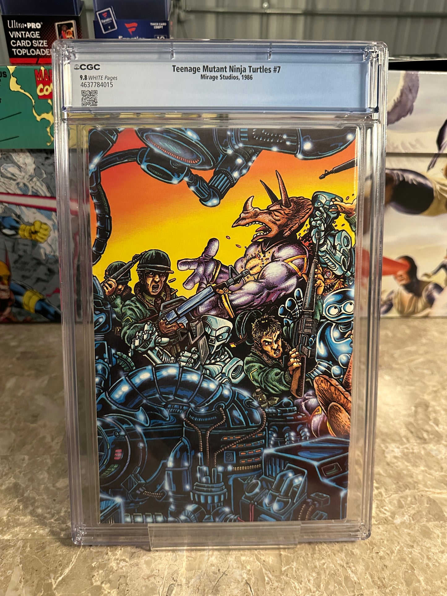 Teenage Mutant Ninja Turtles #7 CGC 9.8 WP (1986 Mirage) - New Case