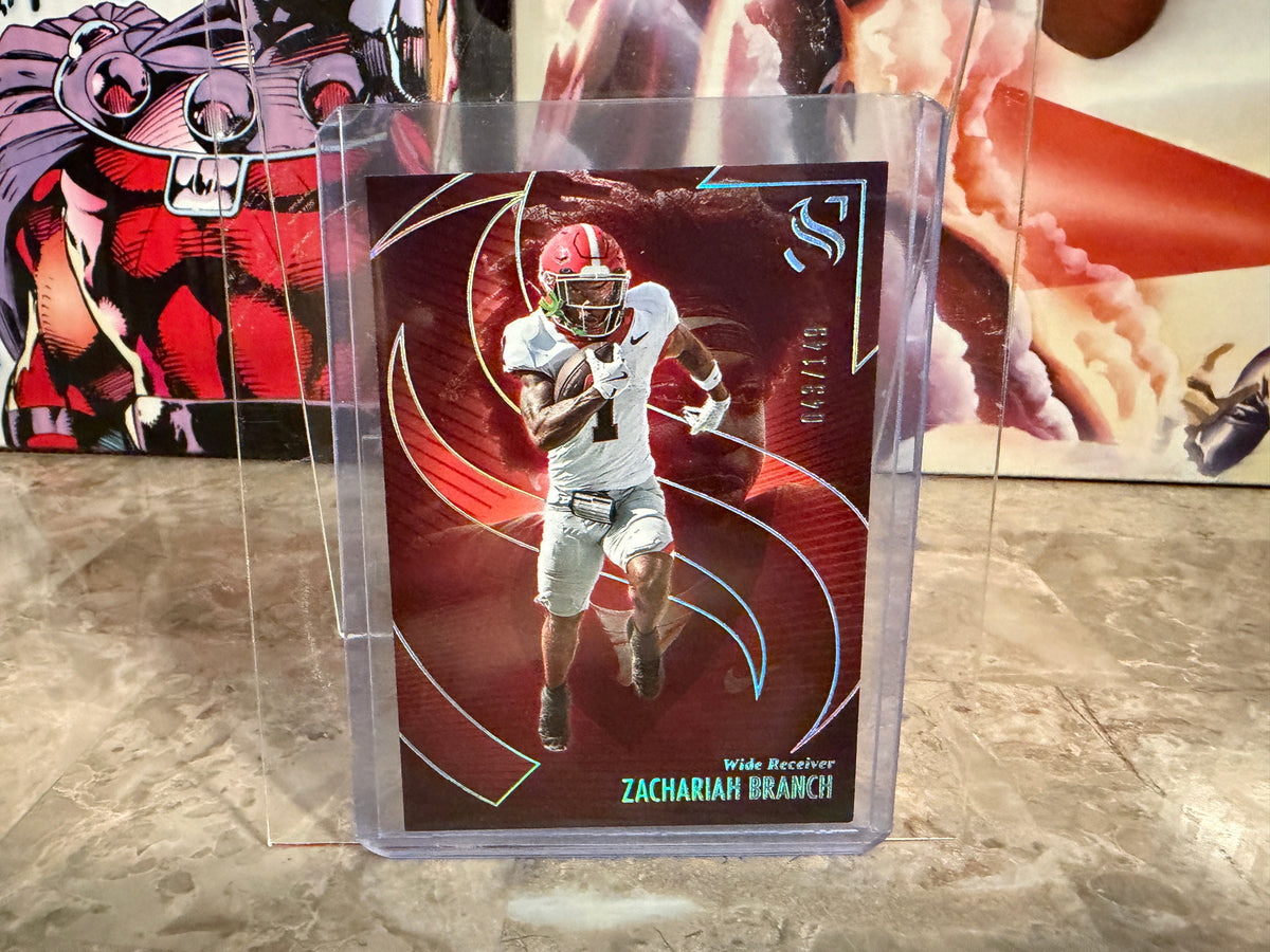 Zachariah Branch 2025 Panini Silhouette Football Base Silver /149 #18