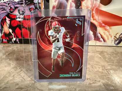 Zachariah Branch 2025 Panini Silhouette Football Base Silver /149 #18