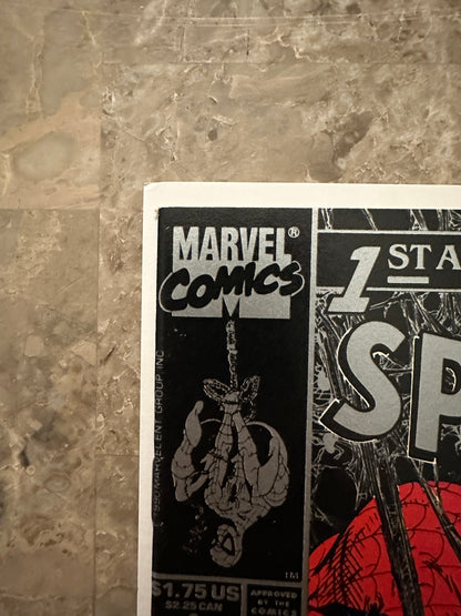 Spider-Man #1 Silver NM- 9.2-9.4 (1990 Marvel Comics)