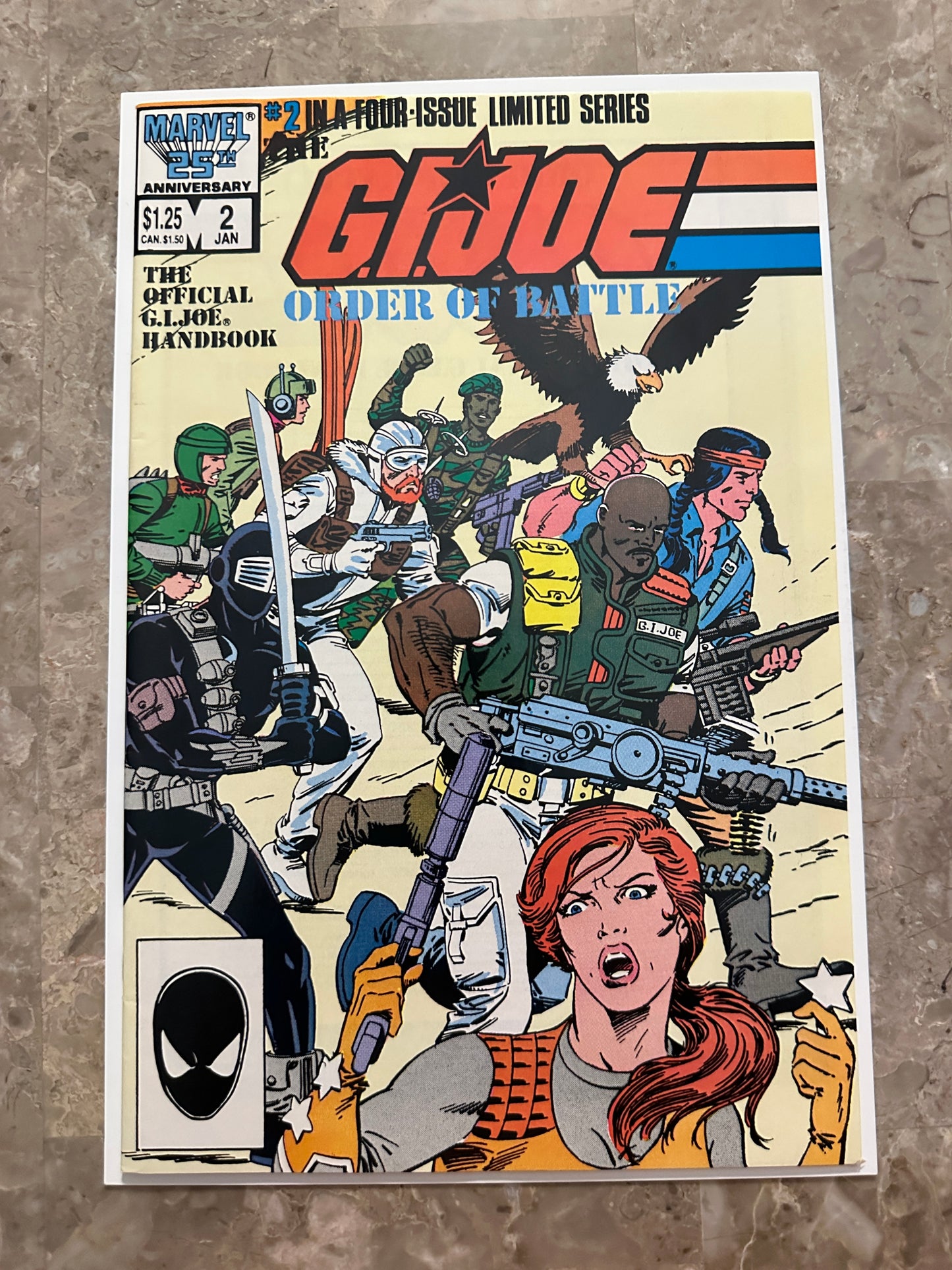 G.I. Joe: Order of Battle #1-3 Some Newsstand (Marvel 1986)