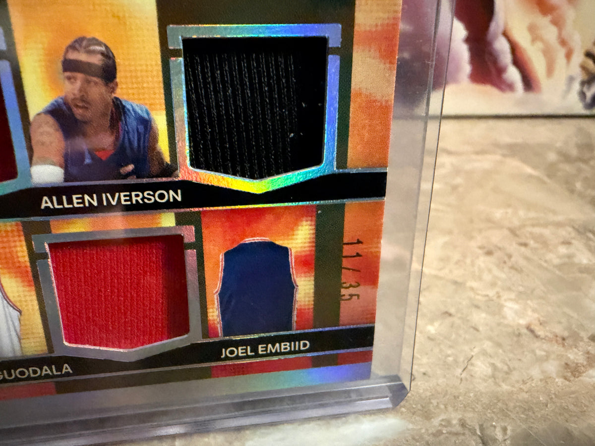 Barkley Iverson Embid Iguodala 2026 Leaf Glory of the Game Franchise 4 Game-Used
