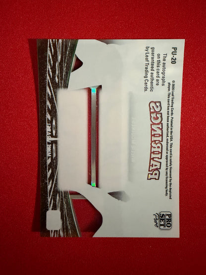 Willie McGinest Mike Vrabel 2026 Leaf Pro Set Metal Pure Pairings Acetate Dual Auto /8