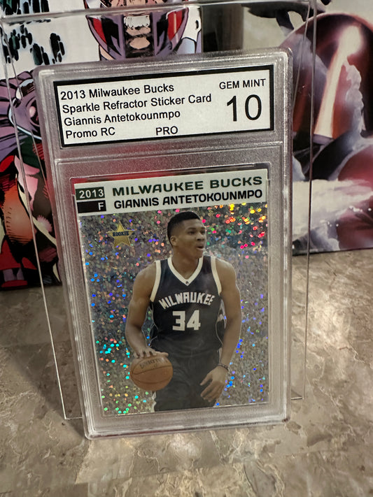Giannis Antetokoumpo #2 Graded 10 (2013 Milwaukee Bucks) - Low Pop/Promo RC