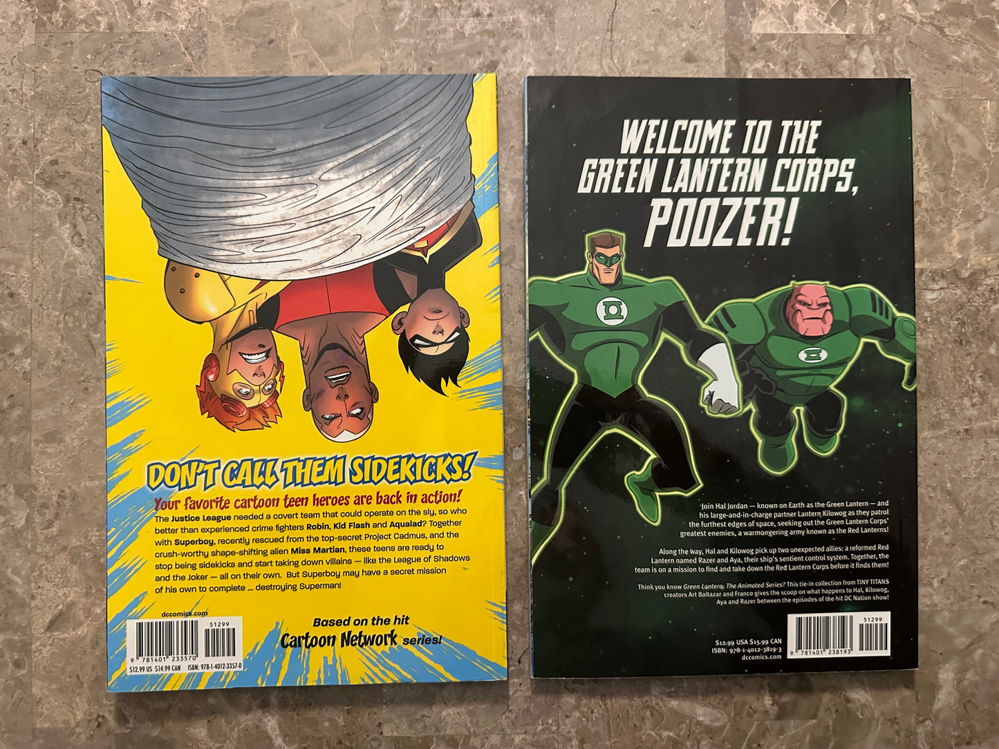 Cartoon Network Young Justice/Green Lantern Animated TPBs (DC 2019)