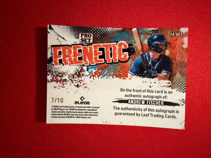 Andrew Fischer 2026 Leaf Pro Set Metal Baseball Frenetic Auto /10